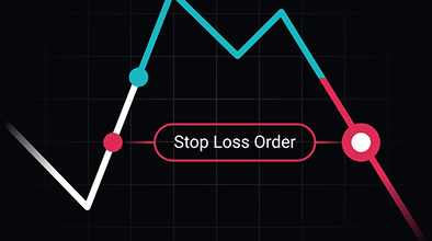 Un gráfico de rendimiento que muestra fluctuaciones con un stop loss